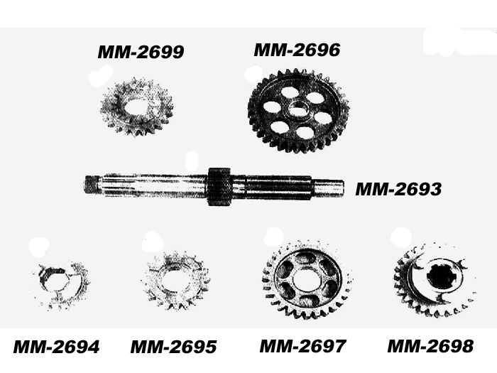 Takegawa 4 Spd Repair Parts - KLX110