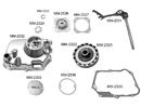 Takegawa 3 Disc Manual Clutch Repair Parts