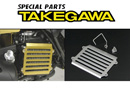 Takegawa Billet Aluminum Rad Cover - Honda Ruckus