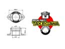 Takegawa Keihin PE28 Carburetor Adapter