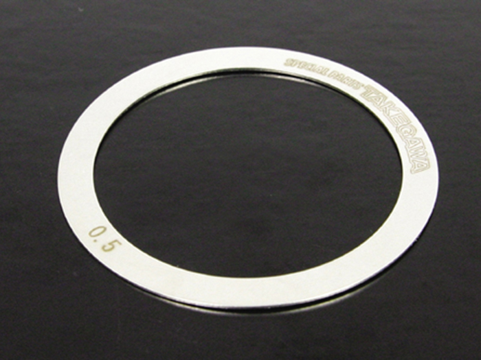 Takegawa Stainless Crankshaft Axial Shim 0.1mm