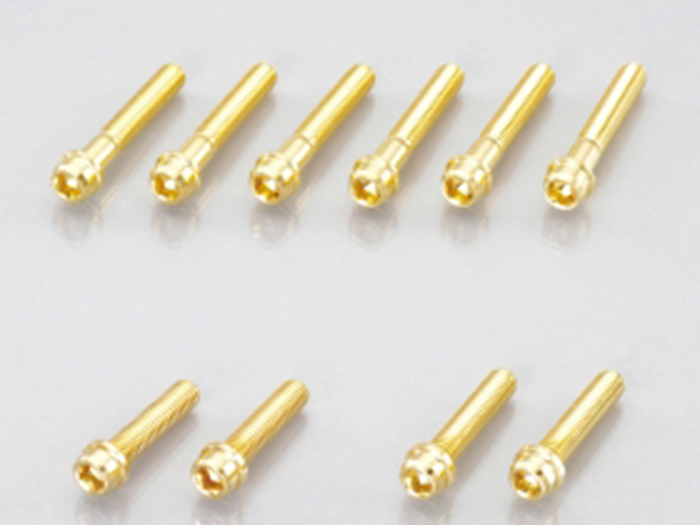 Kitaco 24k Gold Plated Stator Cover Bolt Set - Grom