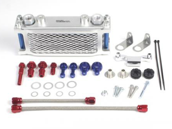 Takegawa Slimline Oil Cooler Kit - Grom - 4V to Cylinder