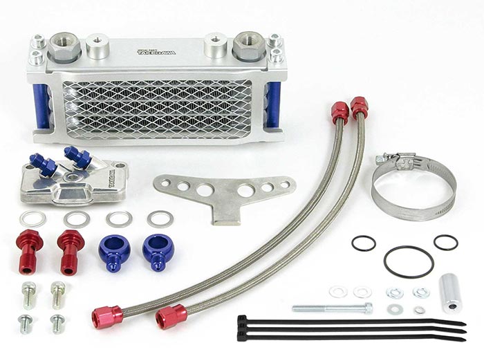 Takegawa Compact Cool Oil Cooler Kit CRF50 - stock head Slimline