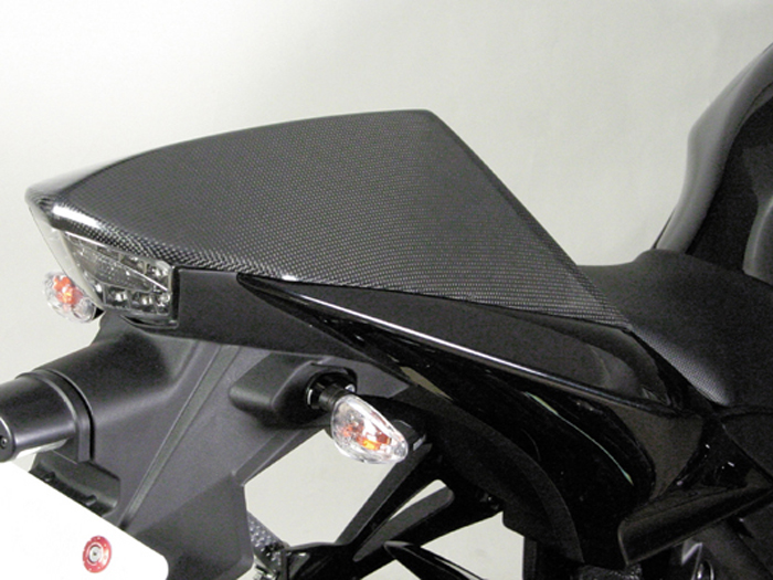 Takegawa Carbon FRP Solo Seat Cover - Ninja 250R