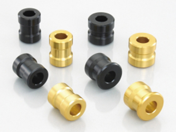 Kitaco Anodized Aluminum Axle Bushings - GROM MSX125 - gold