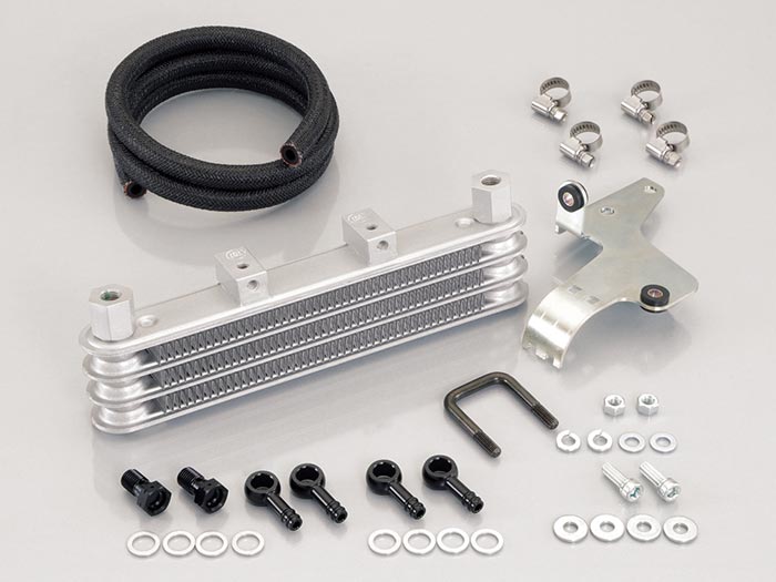 Kitaco 4 Row Oil Cooler Kit - XR100 CRF100