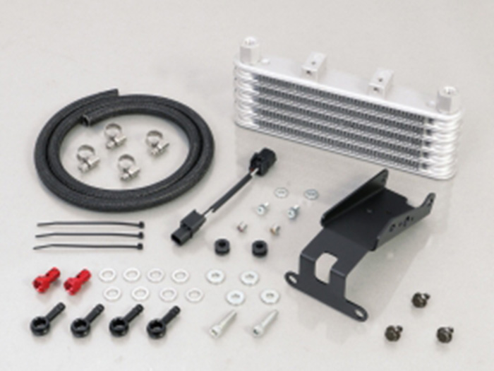 Kitaco 5 Row Oil Cooler Kit - Monkey125 top mount