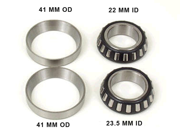 Pivot Works Tapered Steering Head Bearings - CRF50 CRF100