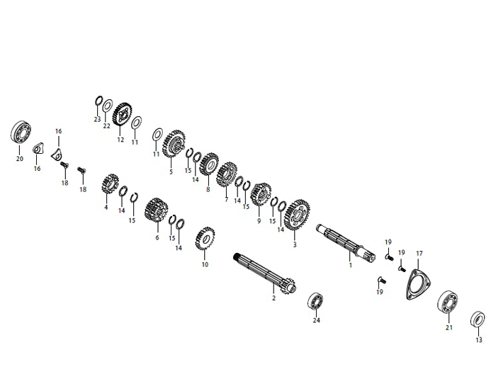 Takegawa TAF SS Repair Parts - CRF50