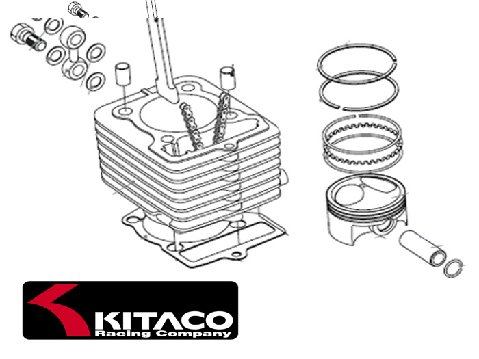 Kitaco 115cc SE Pro Repair Parts - XR100R