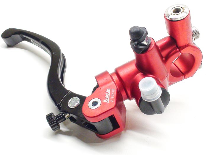 Adelin Radial Master Cylinder and Lever 16x18 piston - RED
