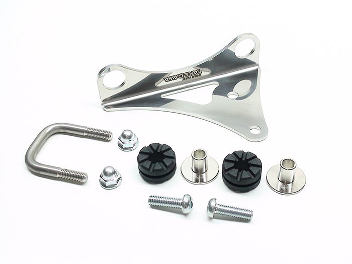 Takegawa Oil Cooler Bracket Kit - CRF100 - vertical mount